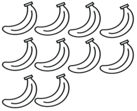 Place value system - Banana outline 1.png